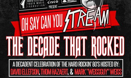 MEGADETH’S DAVID ELLEFSON AND THE DAVID ELLEFSON YOUTH MUSIC FOUNDATION HOSTS “THE DECADE THAT ROCKED