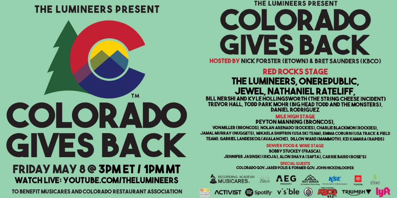 The Lumineers Livestream For Colorado Gives Back