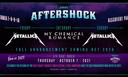 Aftershock festival is rescheduled for October 2021 – Metallica and My Chemical Romance will headline