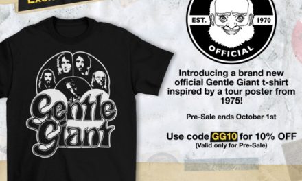 Prog Legends Gentle Giant Announce First Official T-Shirt Available For Pre-order