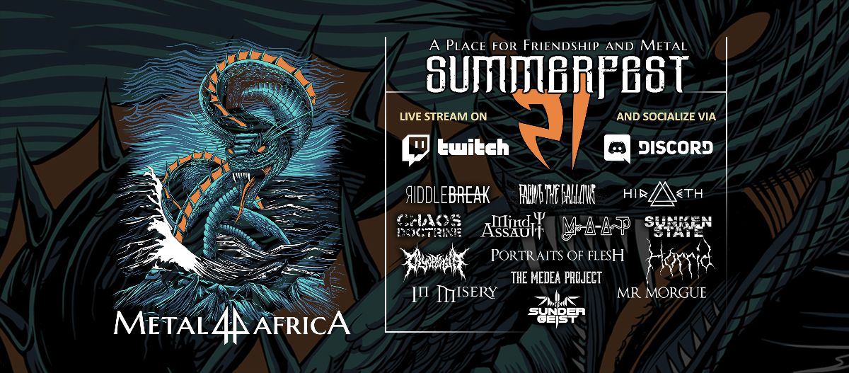 The Medea Project join the line-up for metal4africa SummerFest ’21