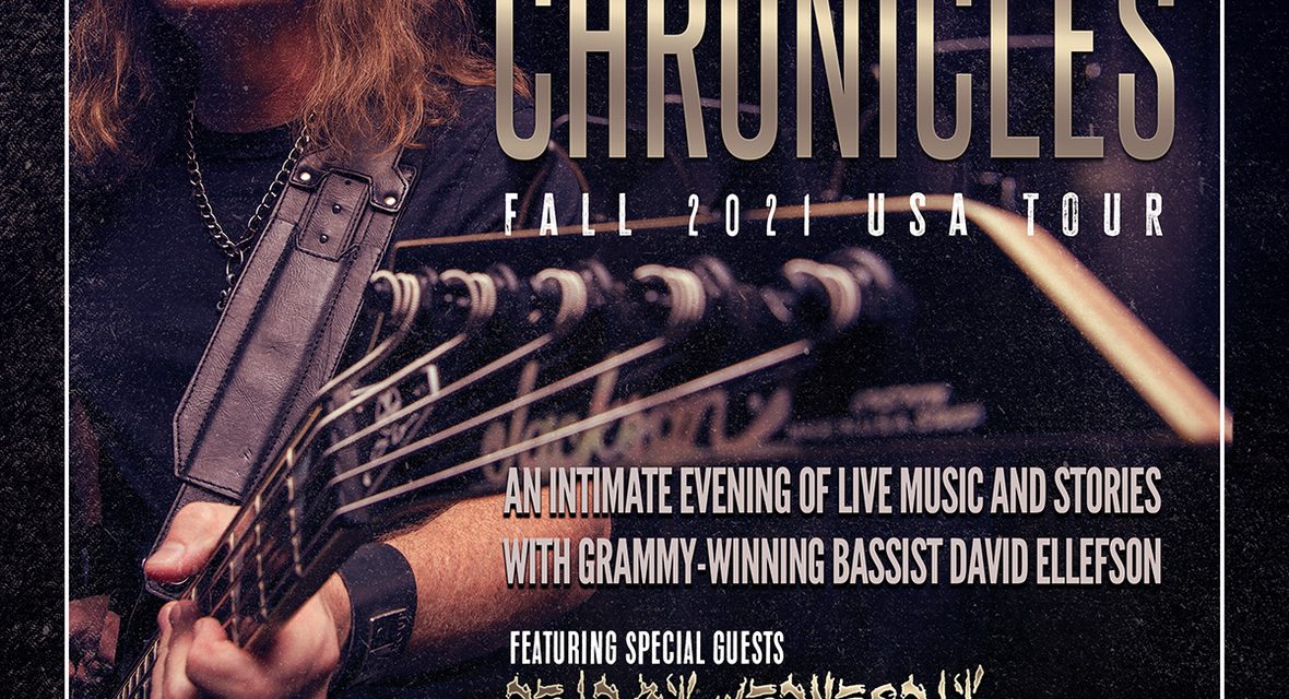 MEGADETH Bassist DAVID ELLEFSON Announces His Solo  “BASS CHRONICLES” FALL 2021 STORYTELLER CONCERT SERIES