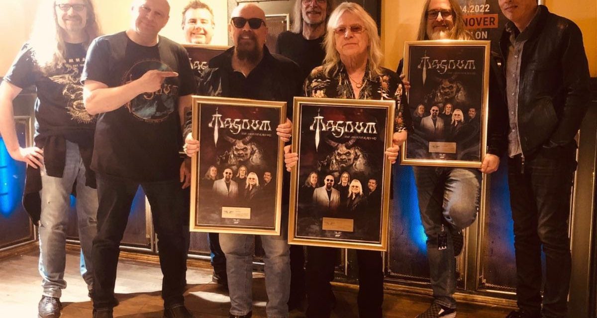 MAGNUM Recieve 50th Anniversary Award From Their Record Company!