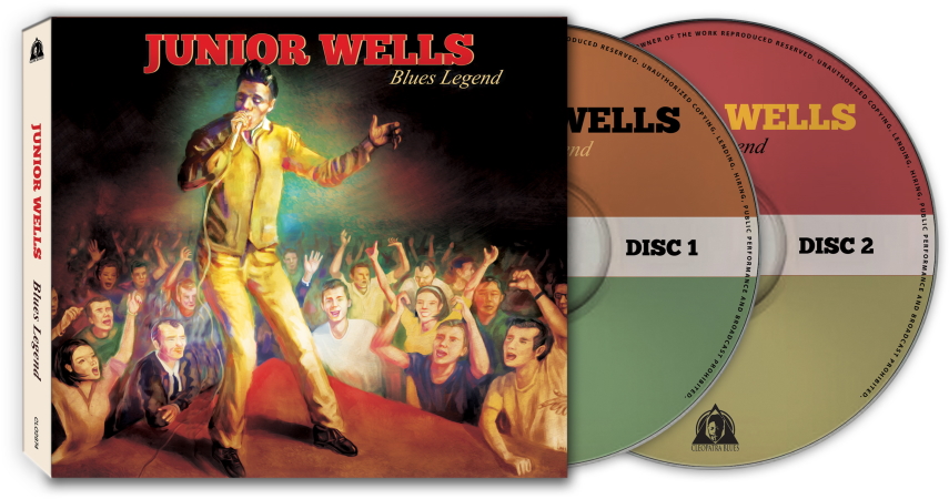 Soulful Blues Legend JUNIOR WELLS Shines On New Compilation Of Vintage Singles!