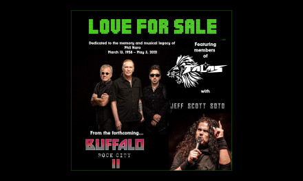 May 3: “Love for Sale” from Buffalo Rock City-II A tribute to the late Phil Naro, “Love for Sale” featuring Jeff Scott Soto and Talas bandmates including bassist Billy Sheehan