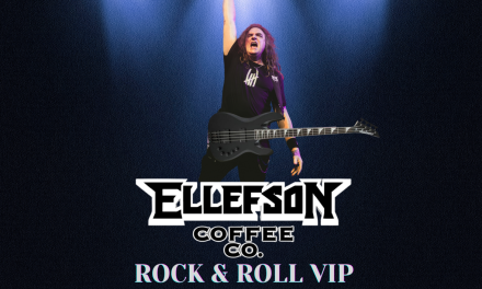 Ellefson Coffee Co.® ROCK & ROLL VIP Lounge Experience Booth at NAMM 2024
