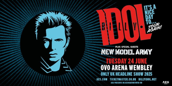 Billy Idol Announces Wembley Arena Show