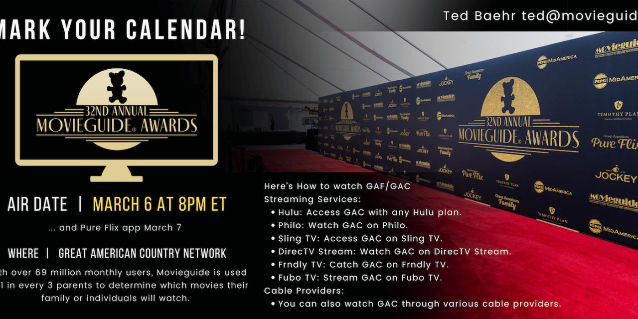 DON McLEAN TO PRESENT ON32ND ANNUAL MOVIEGUIDE® AWARDS TONIGHT