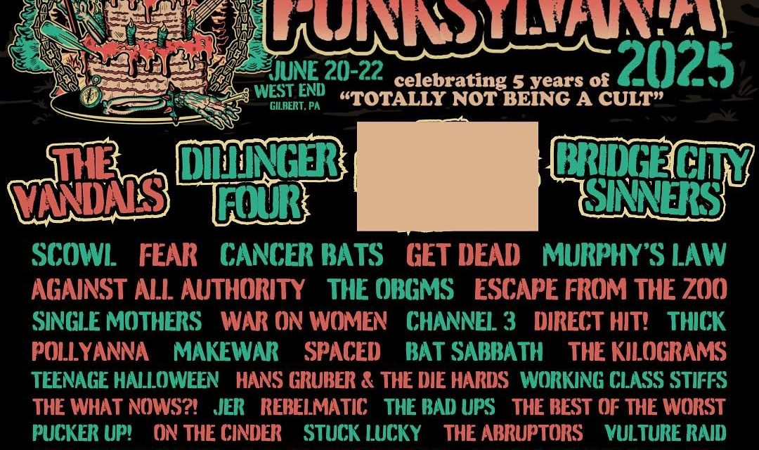 CAMP PUNKSYLVANIA ANNOUNCES ANOTHER HEADLINER & MORE BANDS FOR 2025 LINEUP