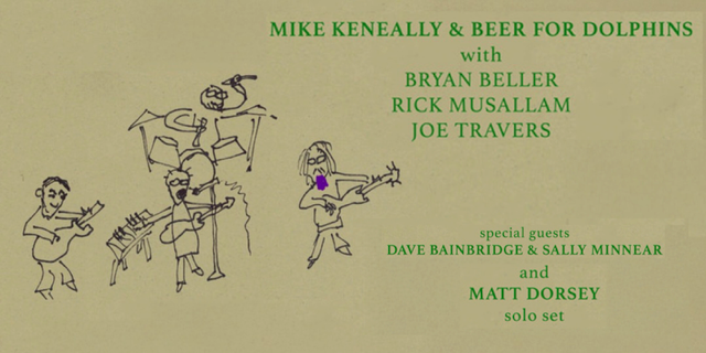 Mike Keneally & Beer For Dolphins Announce October 2025 Tour Featuring Dave Bainbridge, Sally Minnear, and Matt Dorsey