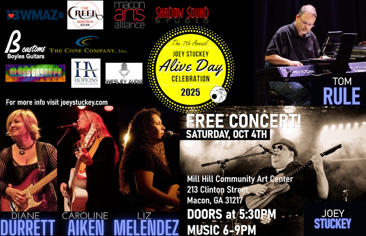 Celebrate The 7th Annual Joey Stuckey Alive Day Music Festival Macon, GA – October 4, 2025