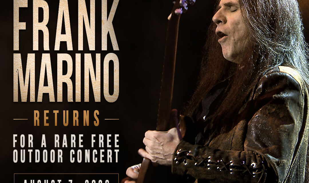 Legendary Montreal Guitarist Frank Marino Returns for a rare free outdoor concert
