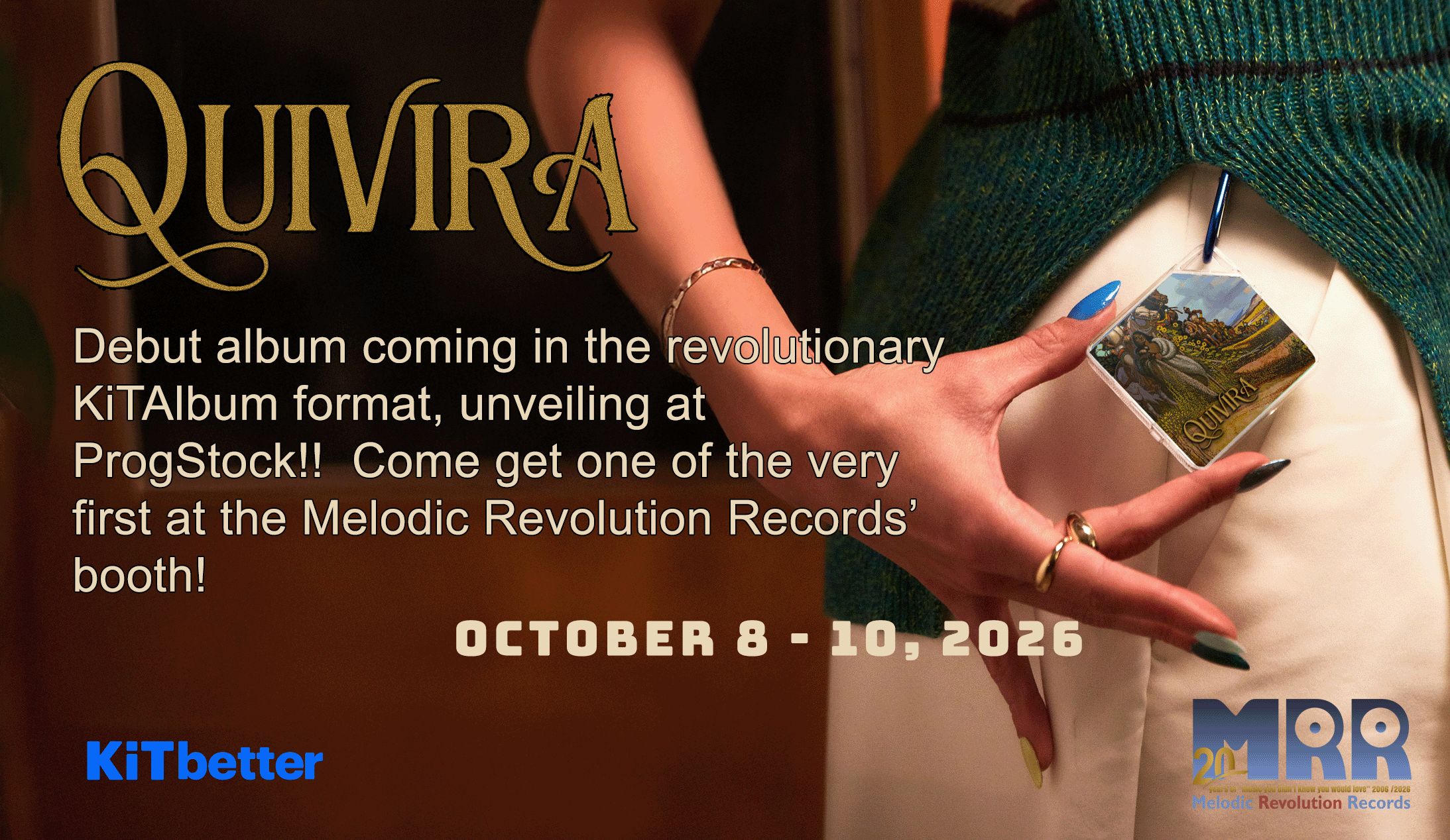 Quivira’s Debut Album Breaks New Ground as Melodic Revolution Records’ First KiTbetter Release